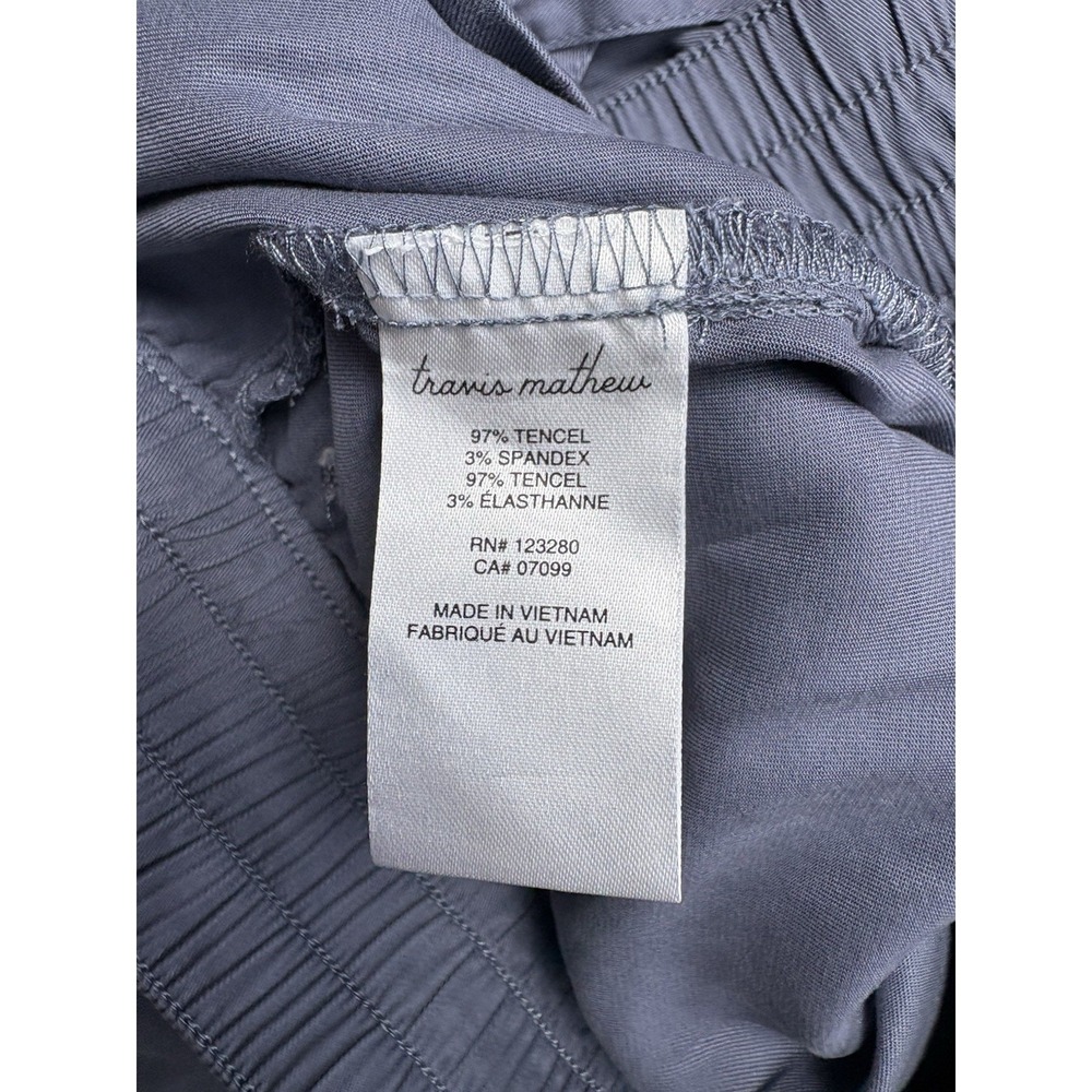 Travis‎ Mathew Women's XL Sunny Outlook Jogger Pants Solid Gray Blue New Golf - Picture 4 of 8